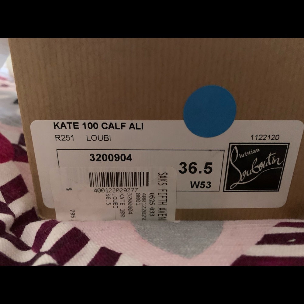 Brand new Christian Louboutin Kate 100 Calf Ali
